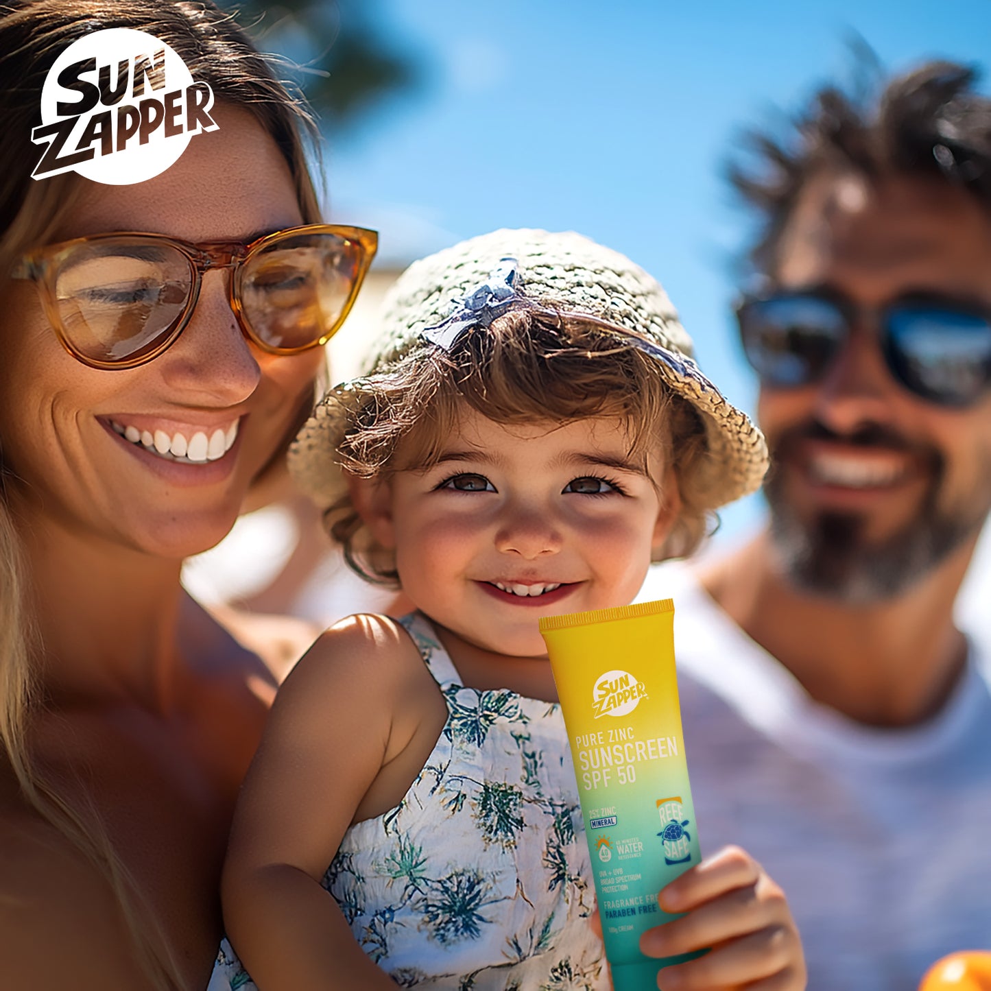 Pure Zinc zonnecrème SPF50 100g (pomp of tube)
