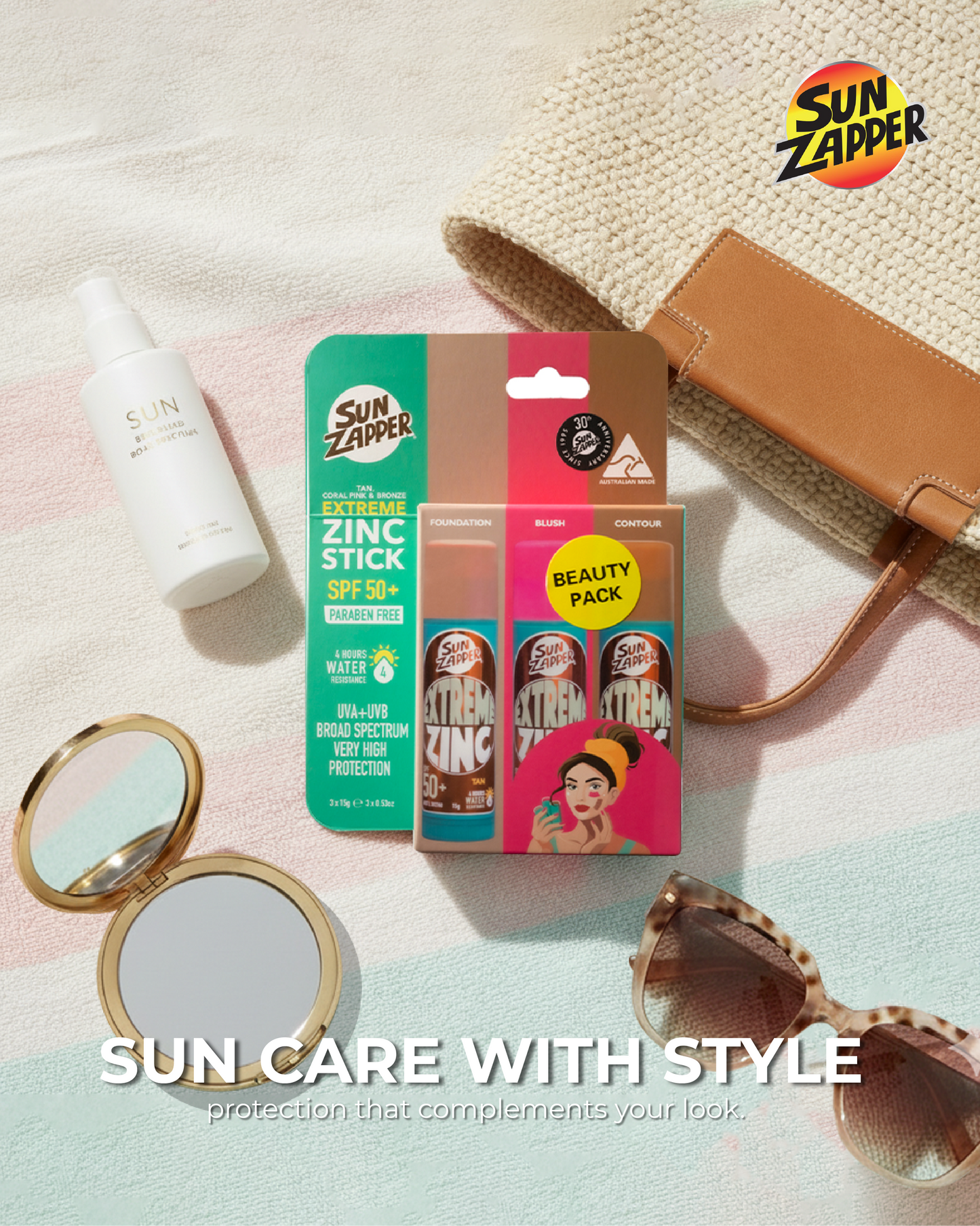 Extreme Zinc Stick SPF50+ Beauty pack