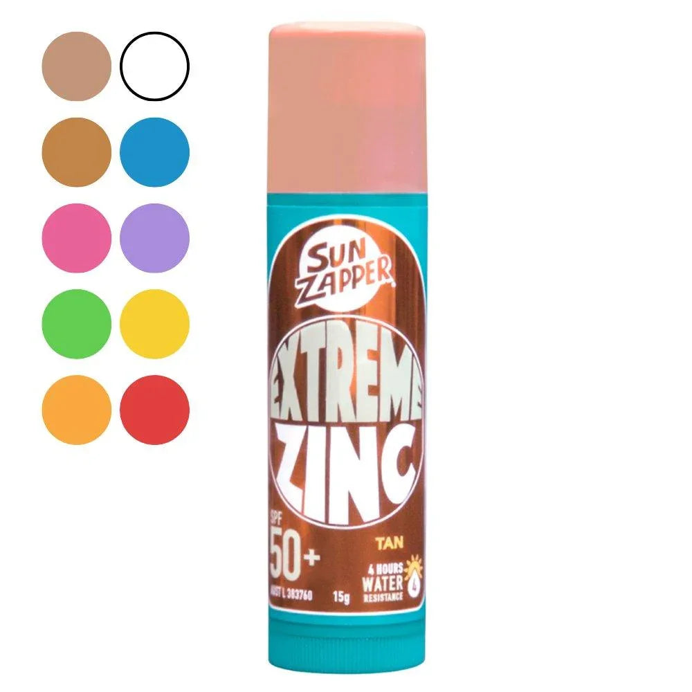 Extreme Zinc Stick SPF50+ 15g (zink stick, 10 kleuren)