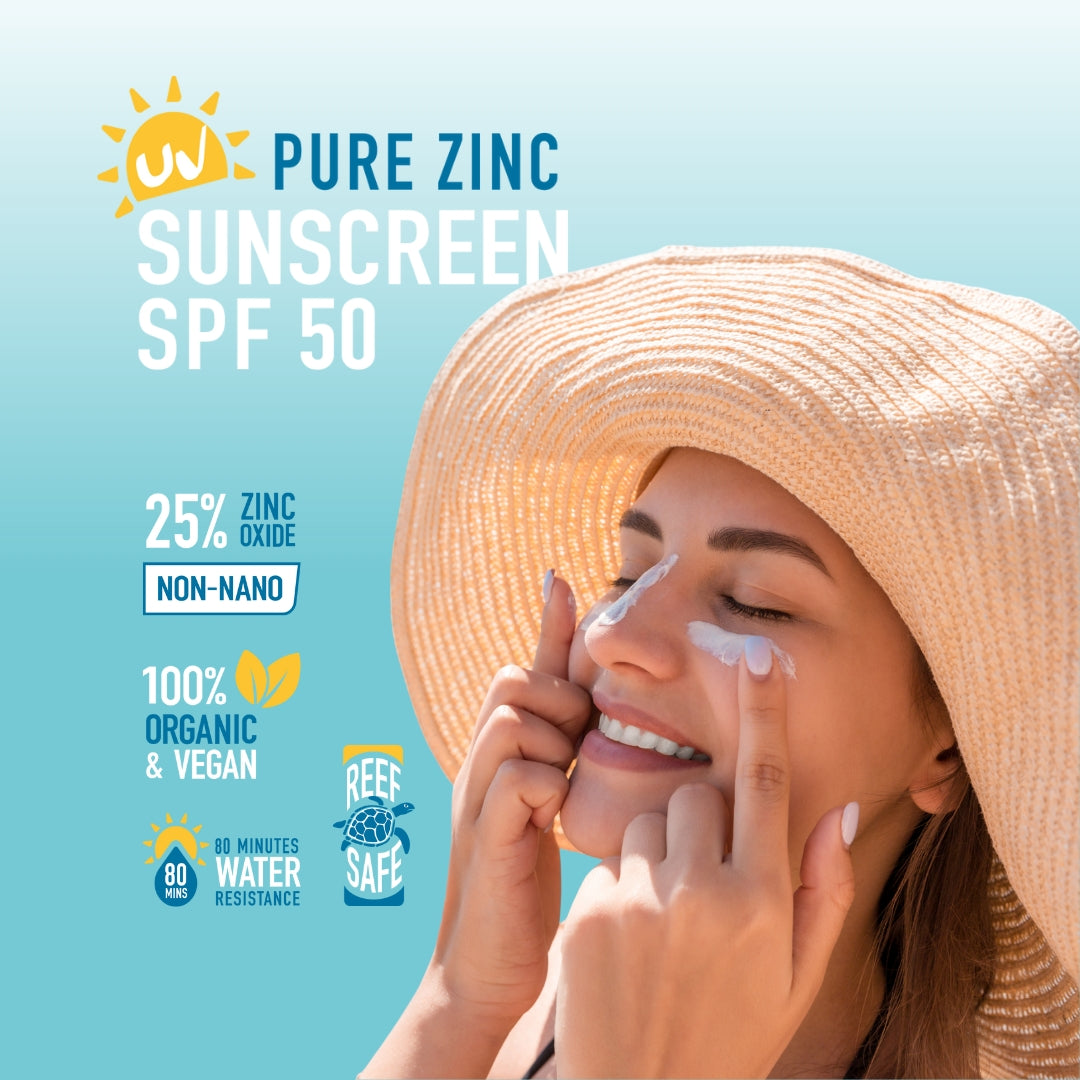 Pure Zinc crème solaire SPF 50 Air Pump 100g