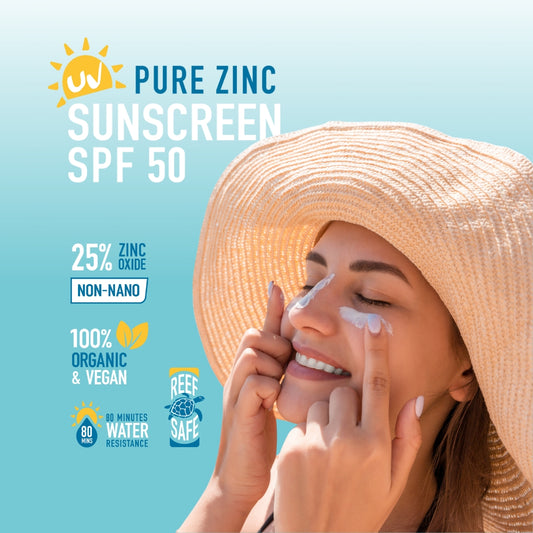 Pure Zinc zonnecrème SPF50 Air pump 100g